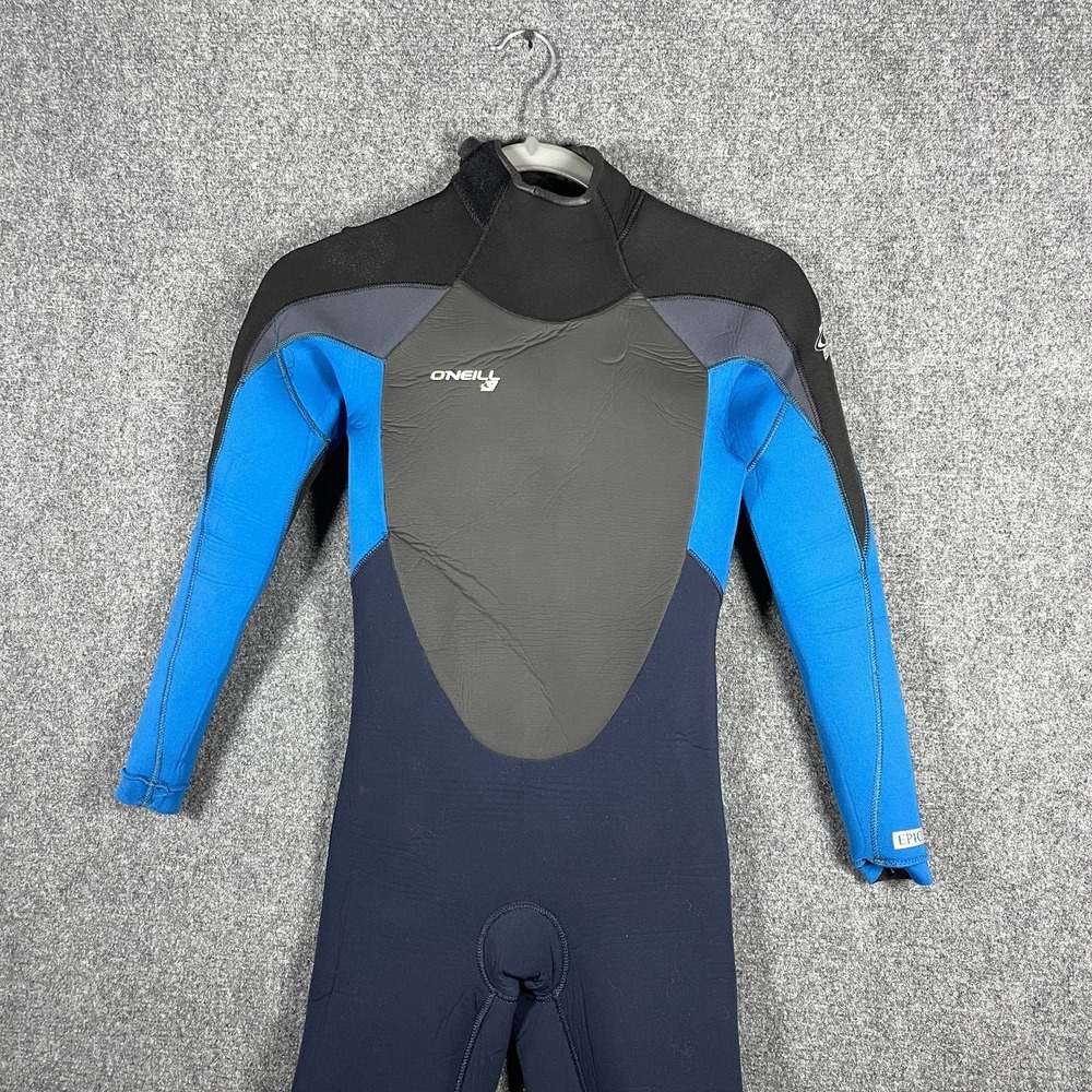 O'neill Epic 4/3 mm Full Body Wetsuit Blue Black Youth Boys Size 12 #2740